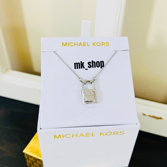 Michael Kors Lock Pendant Necklace - Picture 1 of 9